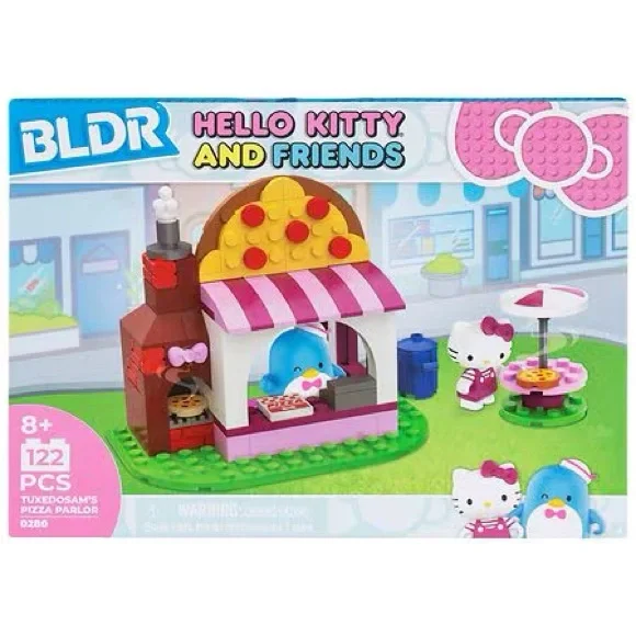 BLDR Hello Kitty Tuxedo Sam’s Pizza Parlor Building Set - Picture 1 of 5